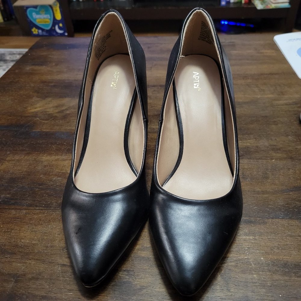 Black heels